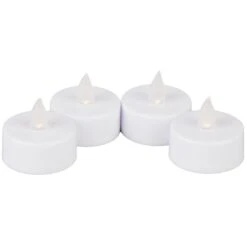 LED-Teelichter - 4 StĂŒck