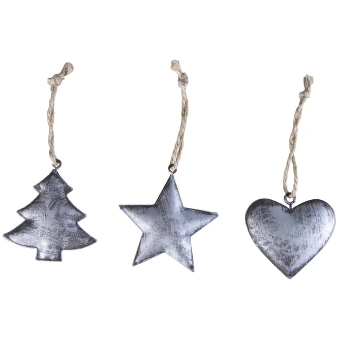 Dekohänger - Weihnachtsmotive - 6 Teile