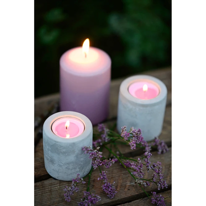 Kerzenhalter - Aus Zement - 6,5 X 6 Cm â Bild 2