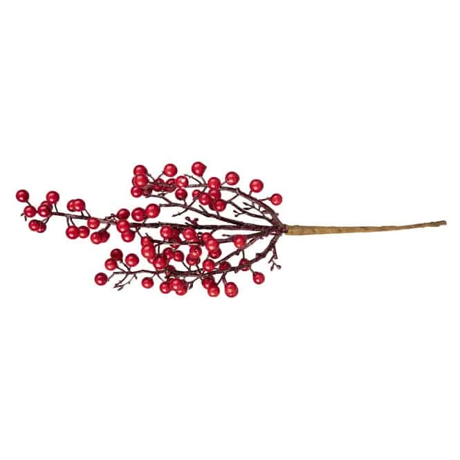 Dekozweig - Mit Roten Beeren - Ca. 40 Cm â Bild 2