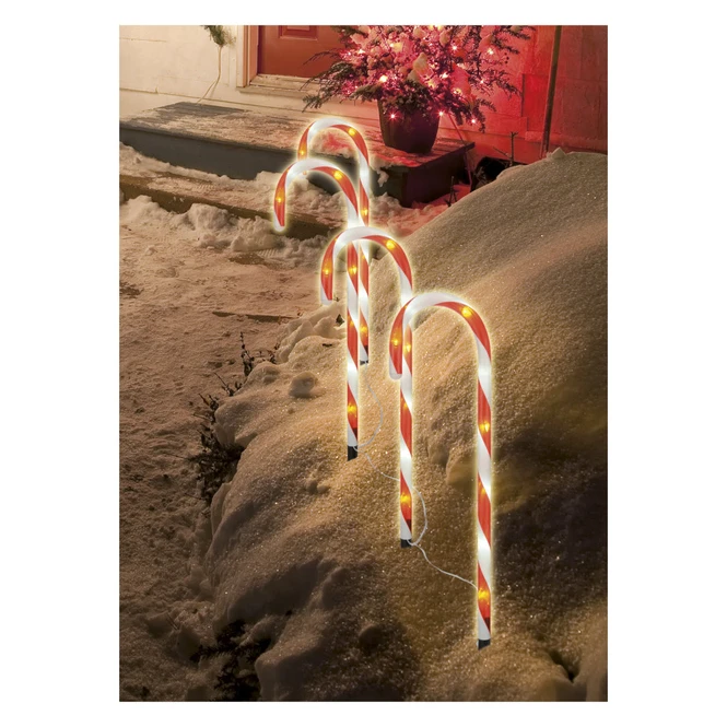 LED-Gartenstecker - Zuckerstangen - 4 Stück – Bild 2