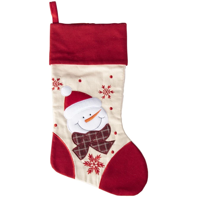 Nikolausstrumpf - Schneemann - 45 Cm â Bild 2