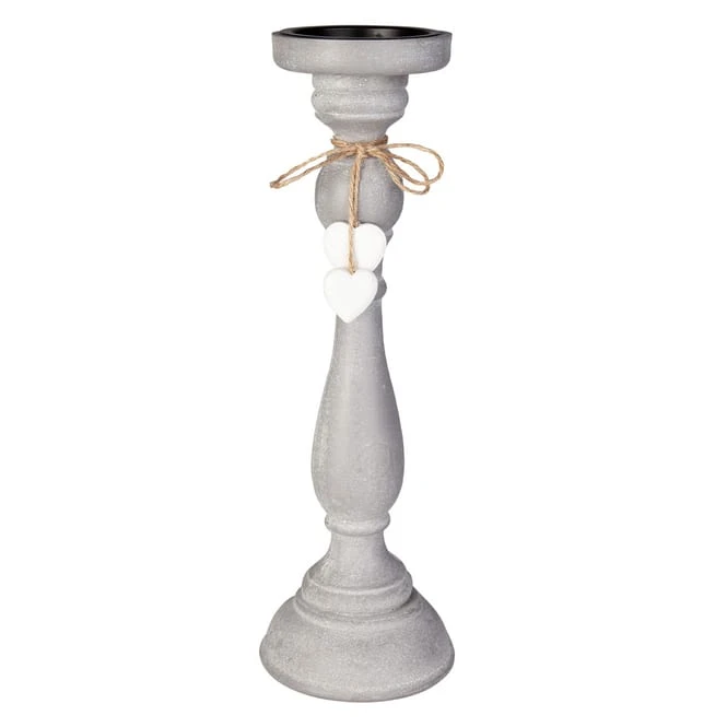 KerzenstÀnder - Aus Holz - Ca. 11,5 X 11,5 X 37 Cm