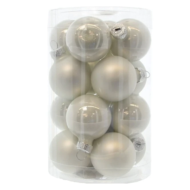 Christbaumkugeln - Aus Glas - Ø = Ca. 3,5 Cm - 16 Stück