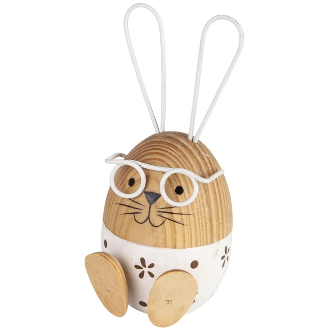 Dekohase - Aus Holz - 12 Cm - 1 Stück