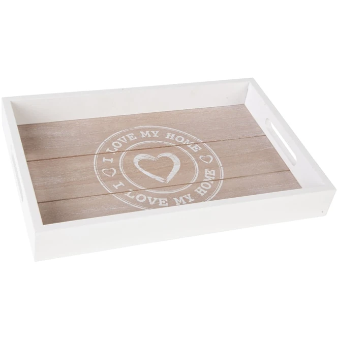 Tablett - I Love My Home - Aus Holz - Verschiedene Größen – Bild 2