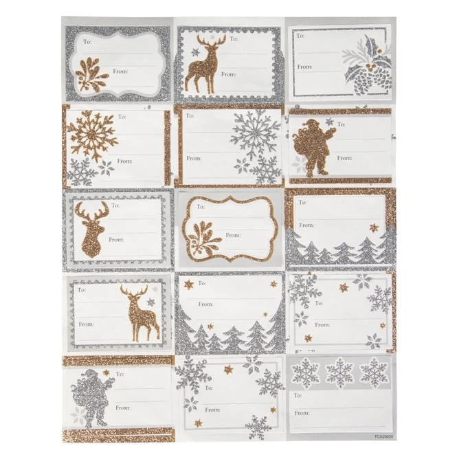 Geschenketiketten - Weihnachten - 15 StĂŒck