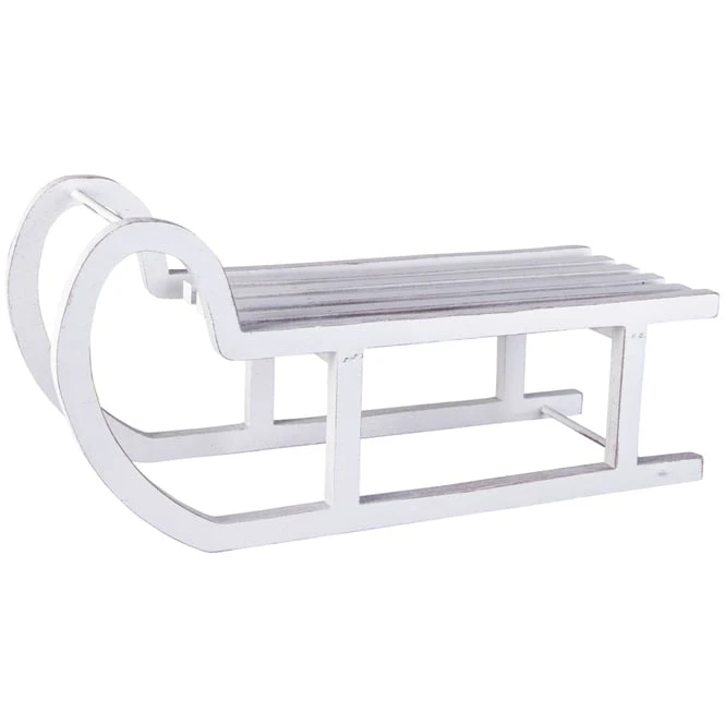 Deko-Schlitten - Aus Holz - 40 X 15 X 18 Cm â Bild 2