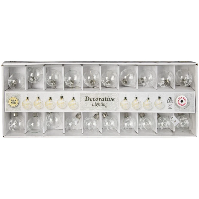 20er LED-Lichterkette - Schneeflocken - 7 M â Bild 5