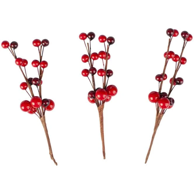 Beerenzweig-BĂŒndel - Ca. 12 Cm â Bild 2