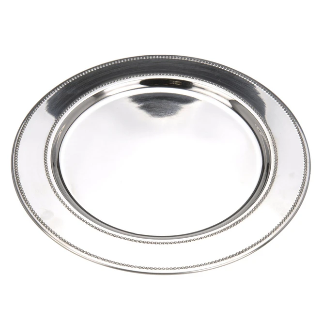 Dekoteller - Aus Edelstahl - Ă = Ca. 39 Cm â Bild 3