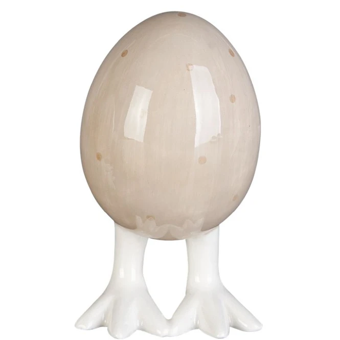 Deko-Ei - Aus Dolomit - 5,5 X 5 X 9 Cm - 1 StĂŒck â Bild 3