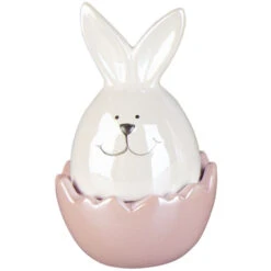 Dekohase - Aus Keramik - 8 X 8 X 13,5 Cm - 1 StĂŒck