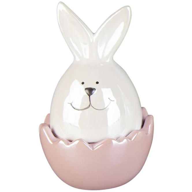 Dekohase - Aus Keramik - 8 X 8 X 13,5 Cm - 1 StĂŒck