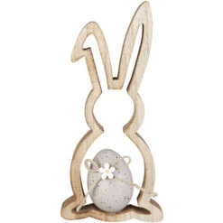 Dekohase - Aus Holz - 9 X 2 X 20 Cm