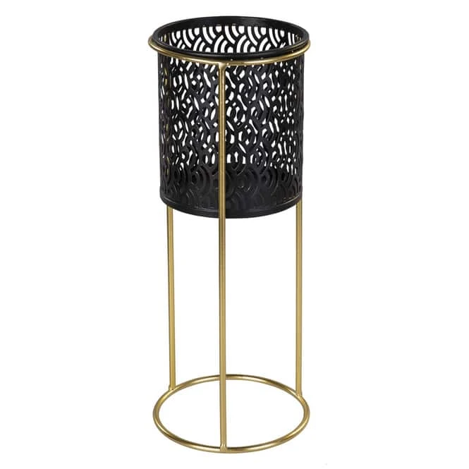 Blumentopf Mit StÀnder - Ca. 14 X 14 X 36 Cm