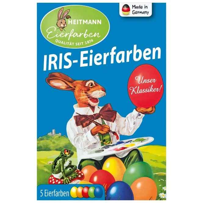 IRIS-Eierfarben - 5 FĂ€rbetabletten