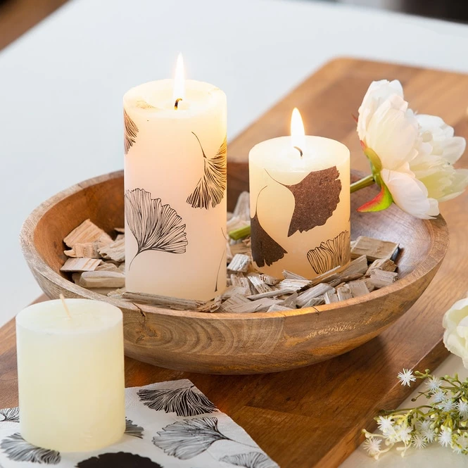 Dekoschale - Aus Holz - Ă = Ca. 30 Cm