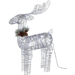 LED-Rentier - Ca. 40 X 50 Cm