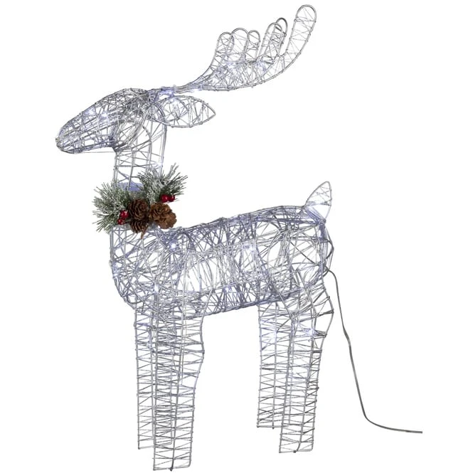 LED-Rentier - Ca. 40 X 50 Cm