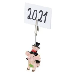 Notizhalter - Schornsteinfeger - Aus Polyresin - Ca. 6 Cm