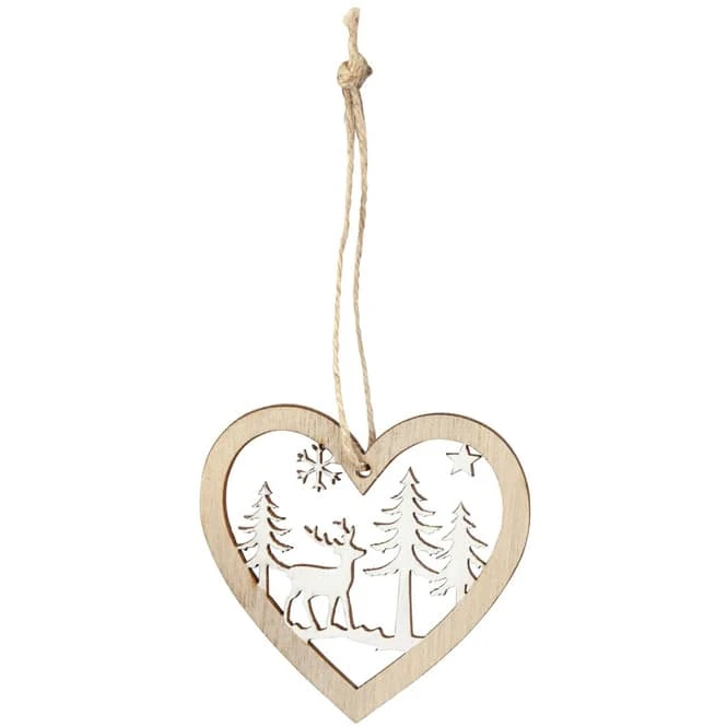 Dekohänger - Weihnachten - Aus Holz - Ca. 7 Cm - 9 Stück – Bild 4