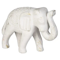 Deko-Elefant - Aus Polyresin - Ca. 12 X 6,5 X 11 Cm