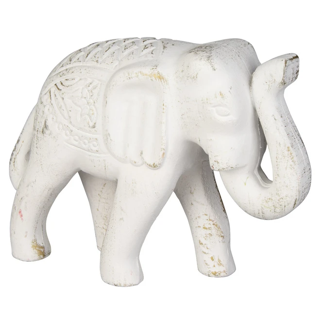 Deko-Elefant - Aus Polyresin - Ca. 12 X 6,5 X 11 Cm