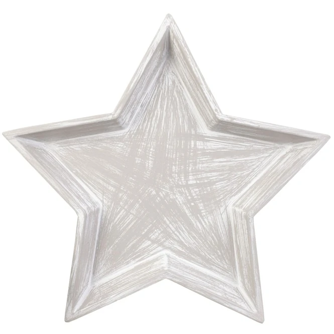 Dekoteller - Stern - Aus Holz - Ă = Ca. 41 Cm â Bild 2