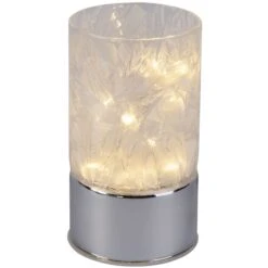 15er LED-Zylinder - Aus Glas - Ca. 8 X 15 Cm - Verschiedene Farben