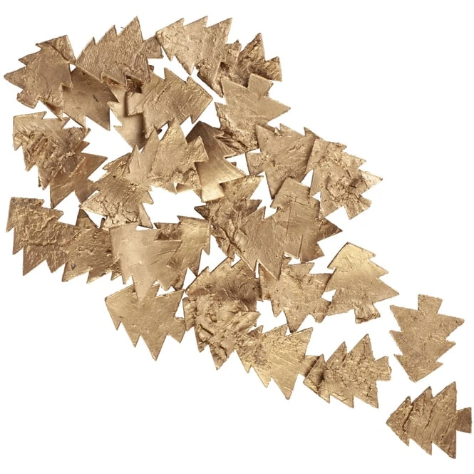 Streudeko - Bäume - Aus Holz - Ø = Ca. 5 Cm - 80 Stück – Bild 2