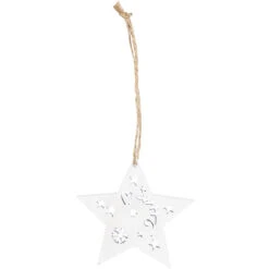 DekohĂ€nger - Sterne - Aus Holz - Ă = Ca. 5 Cm - 15 StĂŒck