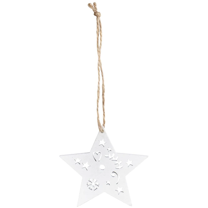 Dekohänger - Sterne - Aus Holz - Ø = Ca. 5 Cm - 15 Stück – Bild 2