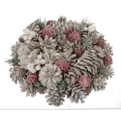 Kranz Weiß/rosa - Ca. 26 X 7,5 Cm