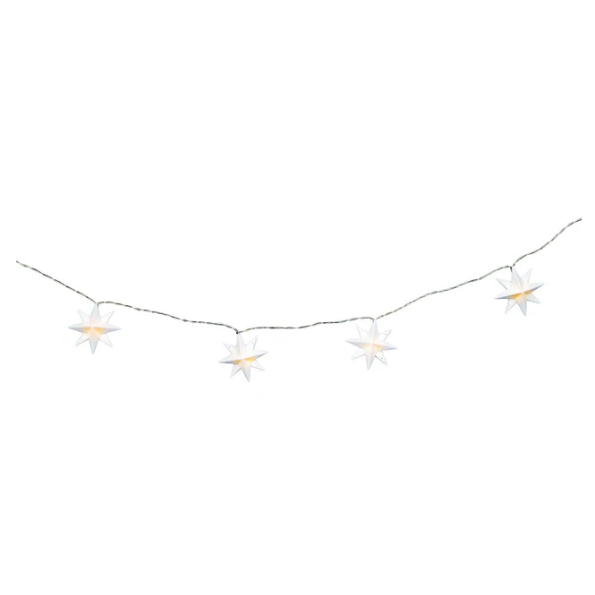 10er LED-Lichterkette - Sterne - Ă = 7 Cm â Bild 2