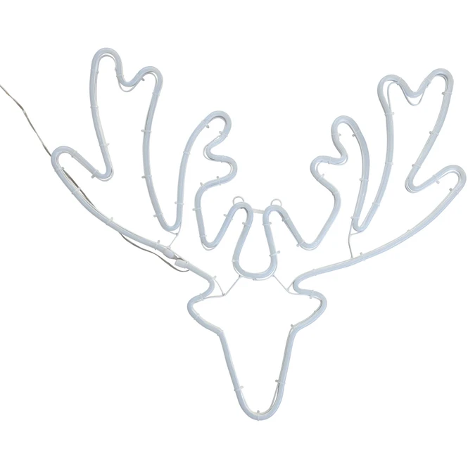 LED-Rentierkopf - 65 X 55 Cm – Bild 3