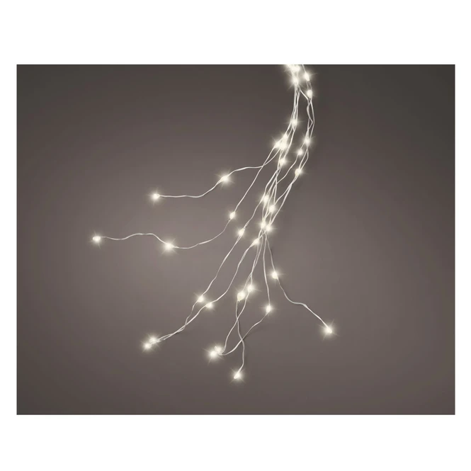 408er LED-Lichterdraht - Ca. 180 Cm - Silber – Bild 2