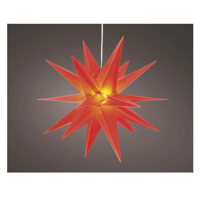 LED-Dekohänger - Stern - Ø = Ca. 30 Cm - Rot – Bild 2