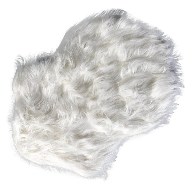 Dekofell - Ca. 55 X 38 Cm - Weiß – Bild 2