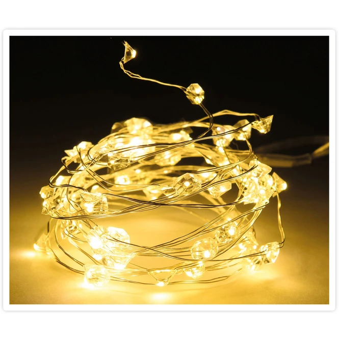 40er LED-Lichterdraht - Ca. 2 M - 1 StĂŒck â Bild 3