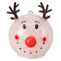 LED-Dekohänger - Rentier - Ø = Ca. 8 Cm