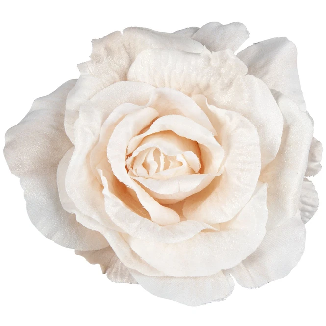 Rosenblüte - Ca. 13 Cm - Creme