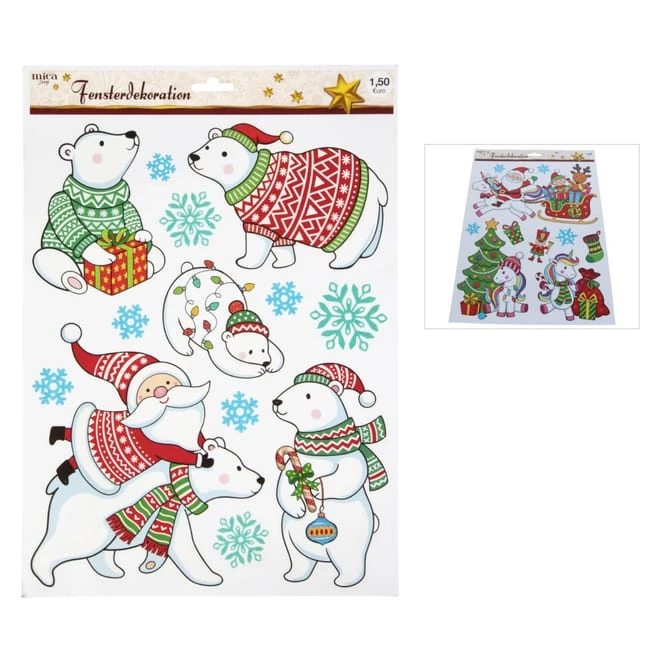 Fensterbilder - Weihnachten - 1 Bogen â Bild 3