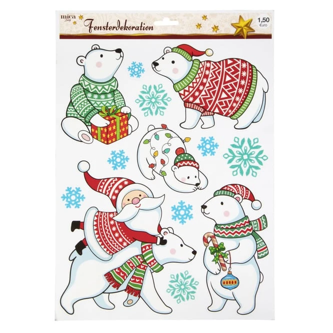 Fensterbilder - Weihnachten - 1 Bogen â Bild 2