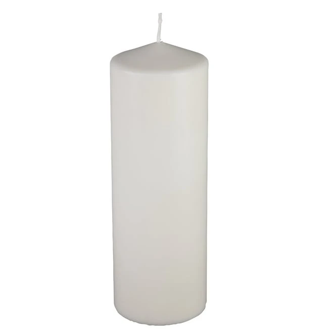 Windlichtkerze - Ca. 9,5 X 28 Cm - Creme â Bild 3