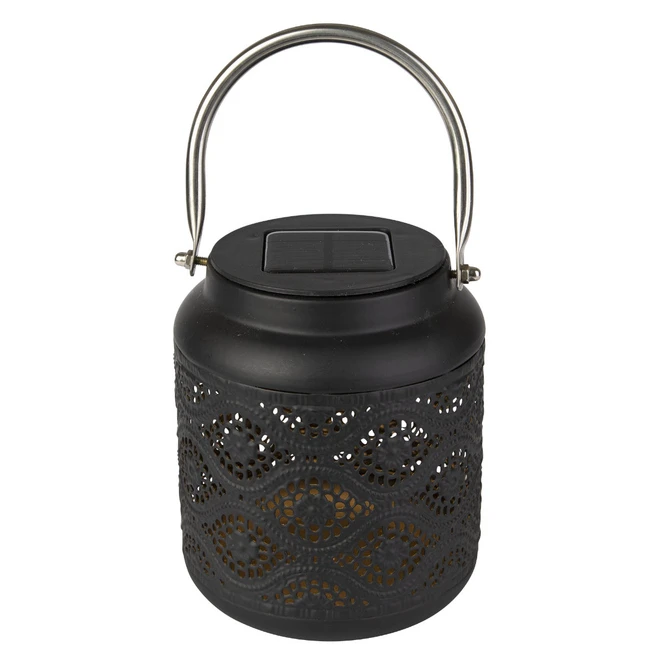 LED-Solarlaterne - Ca. 12,5 X 12,5 X 21,5 Cm