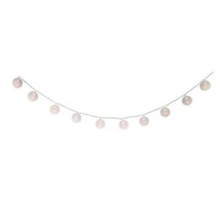 10er LED-Kugellichterkette - Ø = Ca. 4 Cm - Weiß