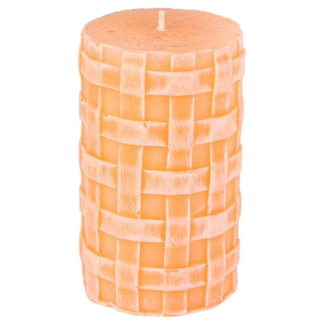Stumpenkerze - Lio - Ca. 6,5 X 11 Cm - Pfirsich â Bild 2