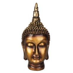 Buddha - Aus Polyresin - Ca. 12,5 X 11 X 24 Cm
