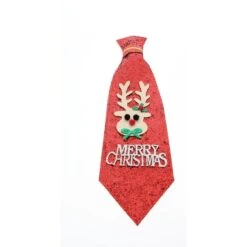 Krawatte Mit Rentier - Ca. 41 X 12 Cm